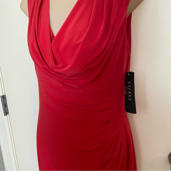 NWT beautiful Ralph, Lauren sleeveless red dress, size 10 - Picture 2 of 7